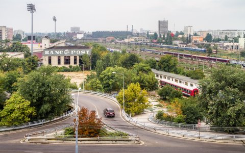 Podul Grant vazut din cladirea ISAF