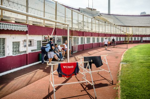 In excursie - Stadionul Giulesti