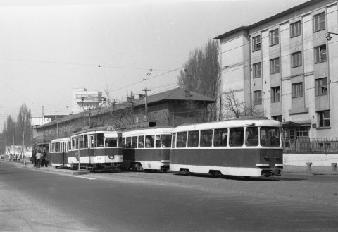 Tramvai linia 11 Calea Giulești 24.03.1976