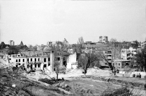 Demolări în strada Sapienţei