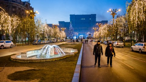 Sprea Casa Poporului - Bulevardul Unirii