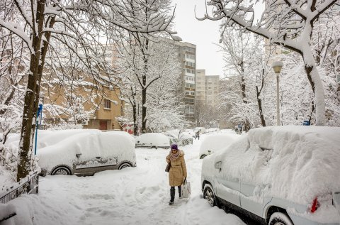 Iarna pe strada Mocancutei