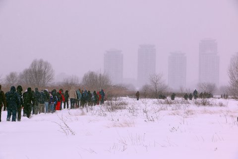 la plimbare prin nămeți