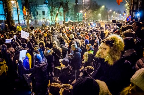 Protest anti-amnistie si gratiere 2017 - Soseaua Kiseleff