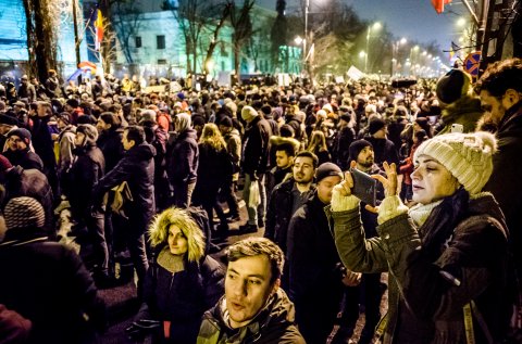 Protest anti-amnistie si gratiere 2017 - Soseaua Kiseleff