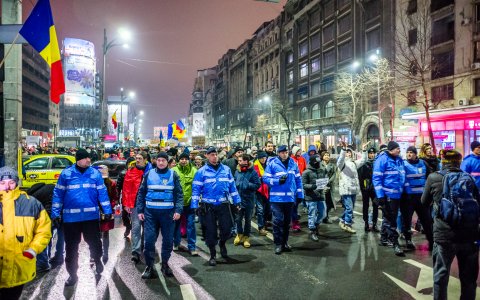 Protest anti-amnistie si gratiere 2017 - Bulevardul Magheru