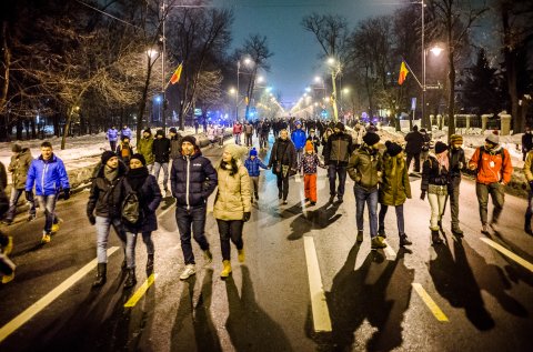 Protest anti-amnistie si gratiere 2017 - Soseaua Kiseleff