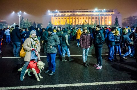 Protest anti-amnistie si gratiere 2017 - Piata Victoriei