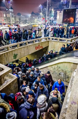 Protest anti-amnistie si gratiere 2017 - Piata Universitatii