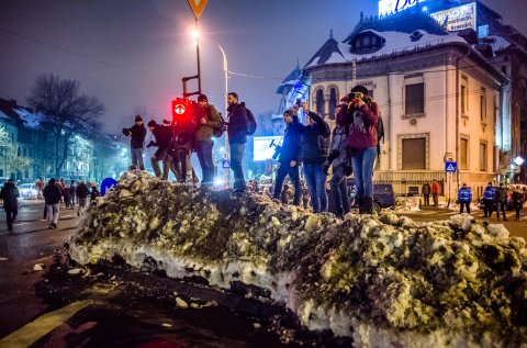 Protest anti-amnistie si gratiere 2017 - Piata Romana