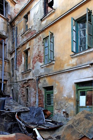 Hotelul Concordia curtea interioară – începutul României