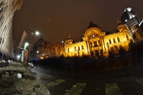 Continua protestele anti-coruptie in Bucuresti