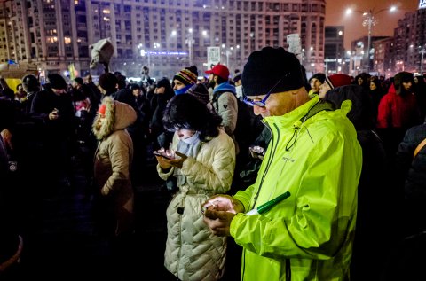 Protest anti-amnistie si gratiere 2017 - Piata Victoriei