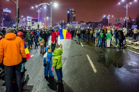 Protest anti-amnistie si gratiere 2017 - Piata Victoriei