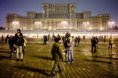 Protest anti-amnistie si gratiere 2017 - Piata Constitutiei