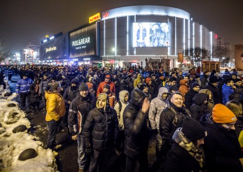 Protest anti-amnistie si gratiere 2017 - Piata Unirii