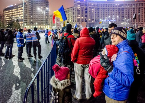 Protest anti-amnistie si gratiere 2017 - Piata Victoriei