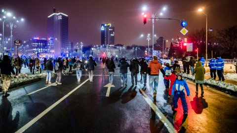 Protest anti-amnistie si gratiere 2017 - Piata Victoriei