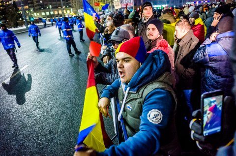 Protest anti-amnistie si gratiere 2017 - Piata Victoriei