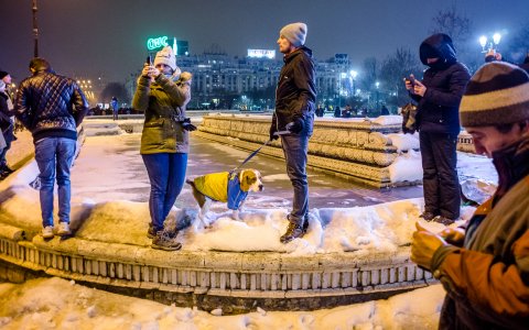 Protest anti-amnistie si gratiere 2017 - Piata Unirii