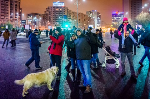 Protest anti-amnistie si gratiere 2017 - Piata Victoriei