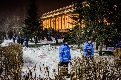 Martea Neagra - Protest impotriva OUG privind abuzul in serviciu - Piata Victoriei