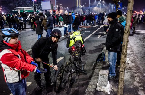 Protest anticoruptie - Calea Victoriei