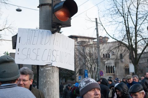 Protest Cotroceni - Bulevardul Gheorghe Marinescu