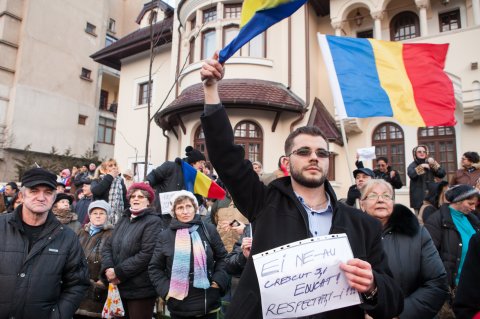 Protest Cotroceni - Bulevardul Gheorghe Marinescu