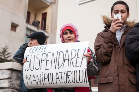 Protest Cotroceni - Bulevardul Gheorghe Marinescu