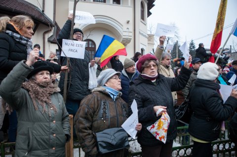 Protest Cotroceni - Bulevardul Gheorghe Marinescu