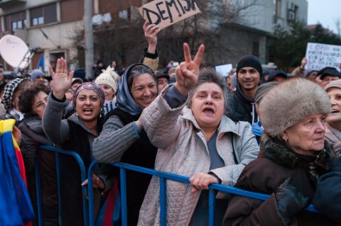 Protest Cotroceni - Bulevardul Gheorghe Marinescu