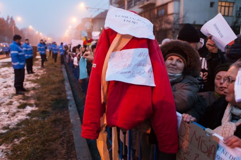 Protest Cotroceni - Bulevardul Gheorghe Marinescu