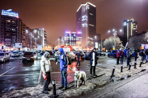 Protest anticoruptie - Piata Victoriei