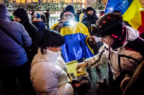 Aniversare - Protest anticoruptie - Piata Victoriei