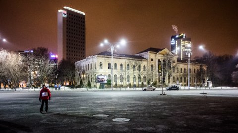 Dupa protest - Piata Victoriei