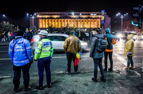 Protest anticoruptie - Piata Victoriei