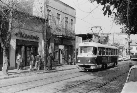 Tramvai cehoslovac linia 3 Buzesti 20.10.1979