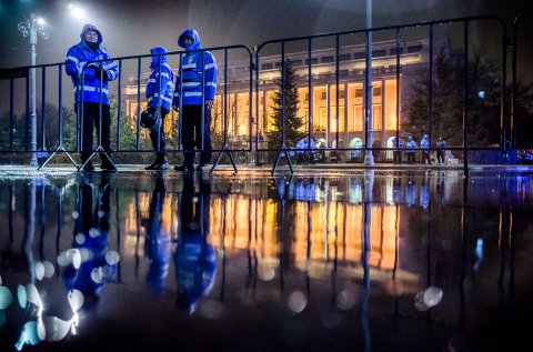 Protest anticoruptie - Piata Victoriei