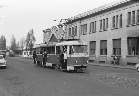 Tatra linia 26 Gara de Nord 14.11.1976