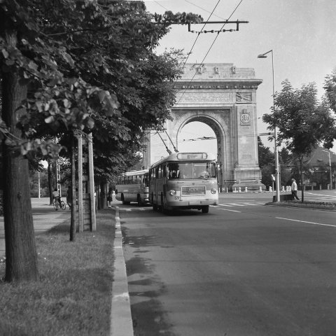 Tbus 5281 linia 82 Arcul de Triumf