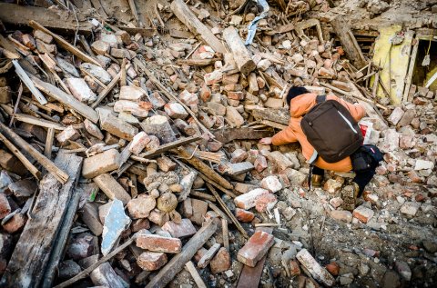 Arheologie urbana - Demolare - Calea Serban Voda