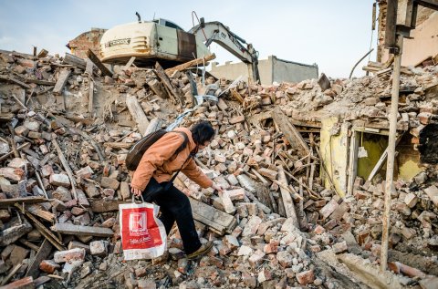 Arheologie urbana - Demolare - Calea Serban Voda