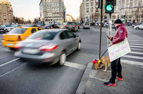 Protest anticoruptie - Piata Victoriei