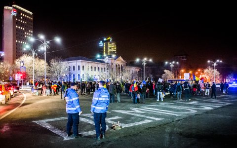 Protest anticoruptie - Piata Victoriei