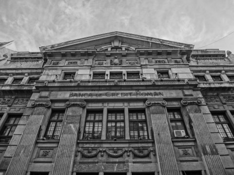 Fosta Banca de Credit Roman construita in 1904