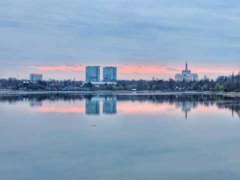 Apus în Herăstrău