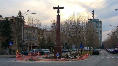 Amplasarea Monumetului Pilotilor de Vanatoare