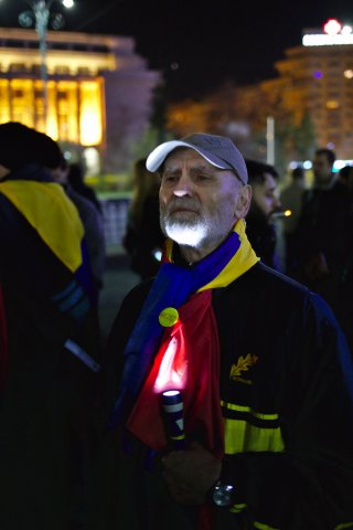 Protest anticoruptie in Bucuresti