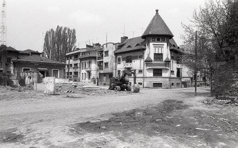 Demolarea cartierului URANUS, amplasamentul Casei Poporului - 1982